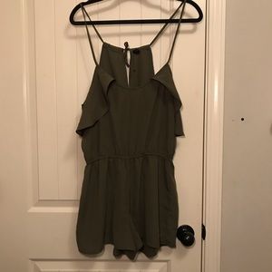 Olive Green Romper